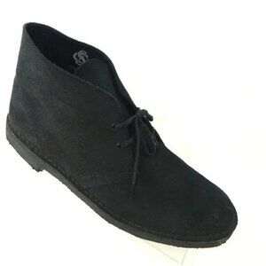 Clarks Originals Chukka Boots Desert Black Suede Charles F. Stead